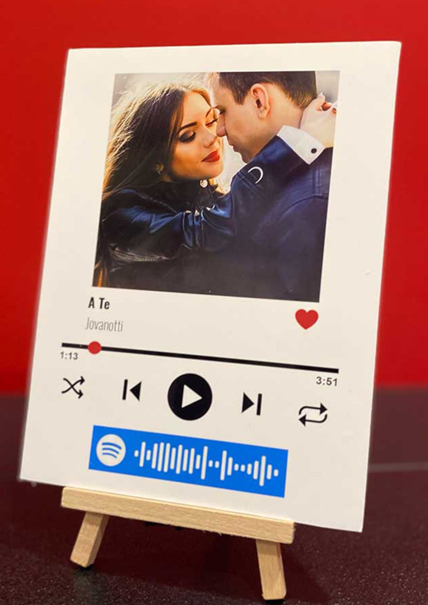 Quadretti Spotify in Legno 15x20