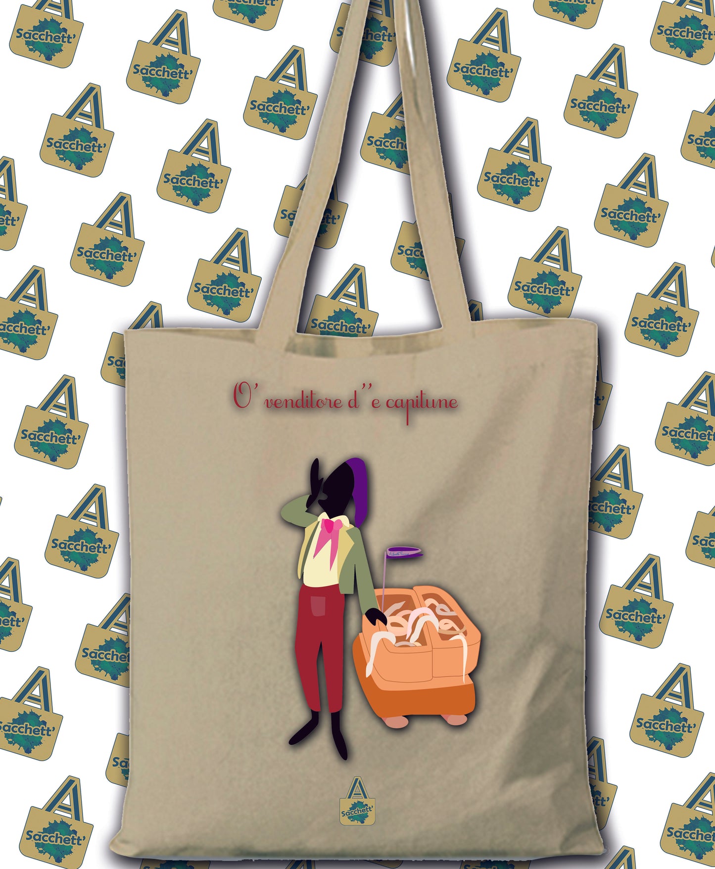 Shopper del Venditore d‛ ‛e capitune