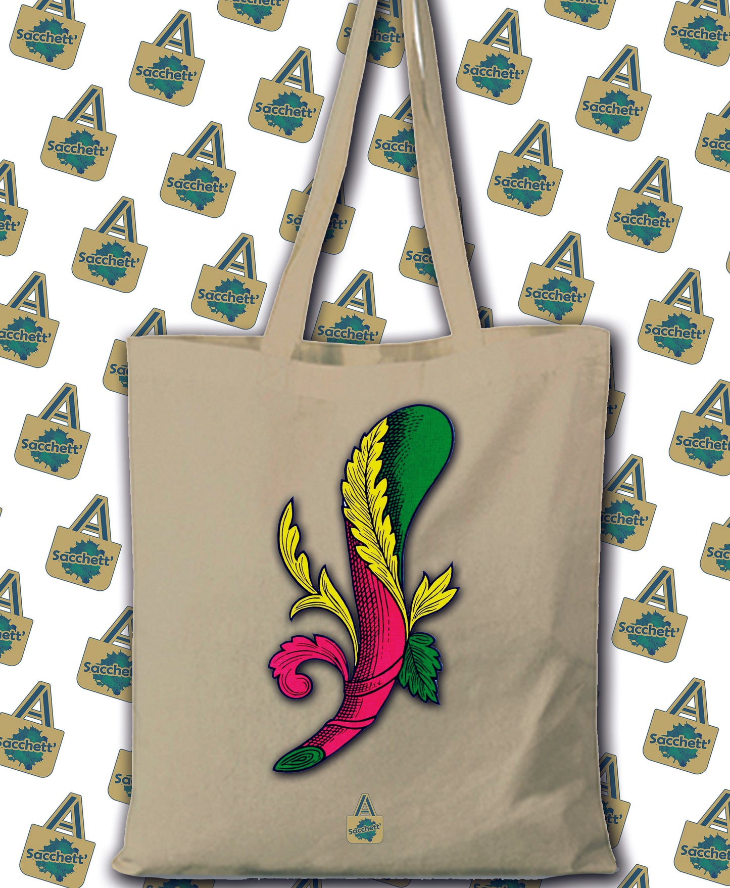 Shopper dell'Asso di Bastoni