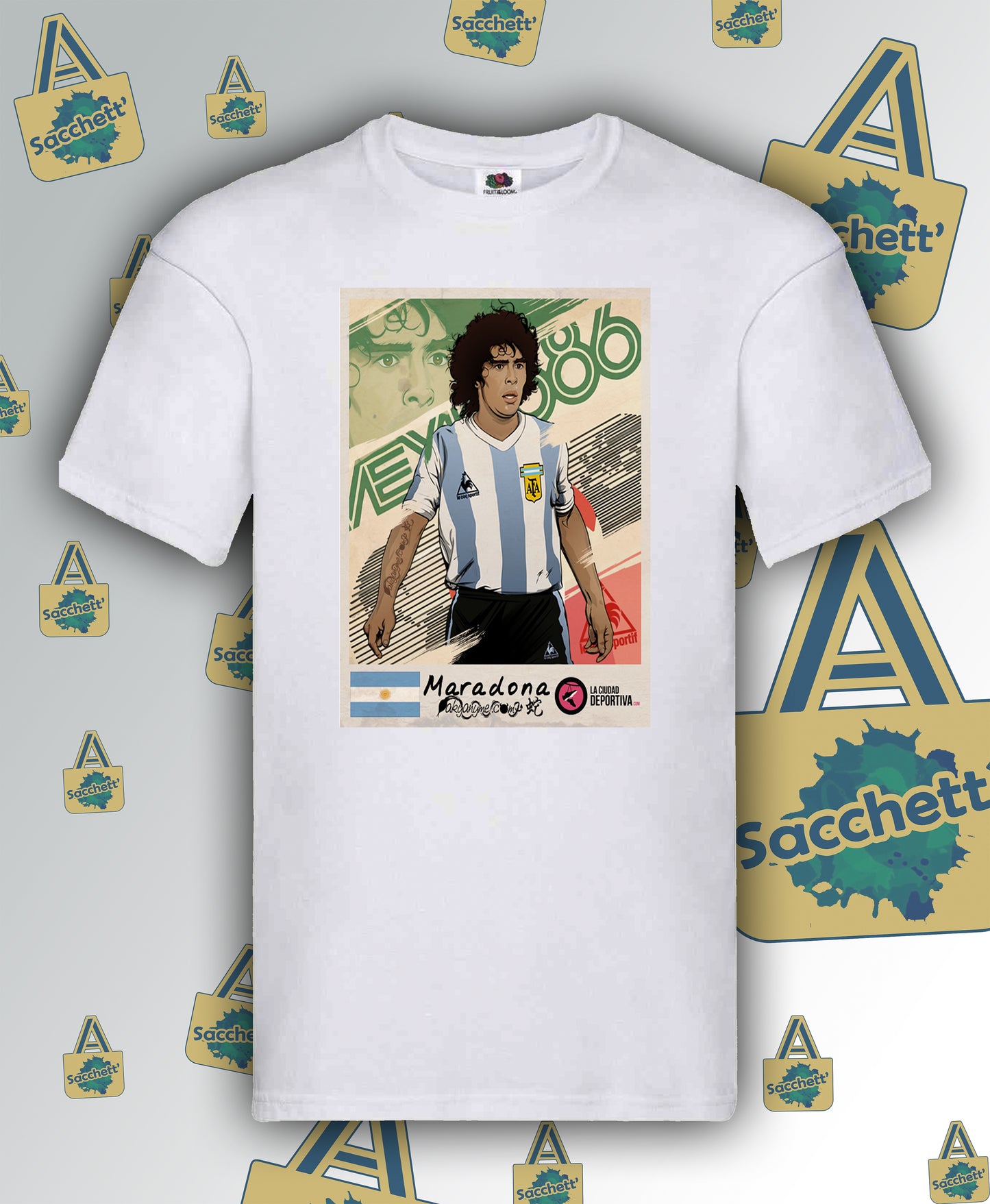 Shirt Francobollo Maradona