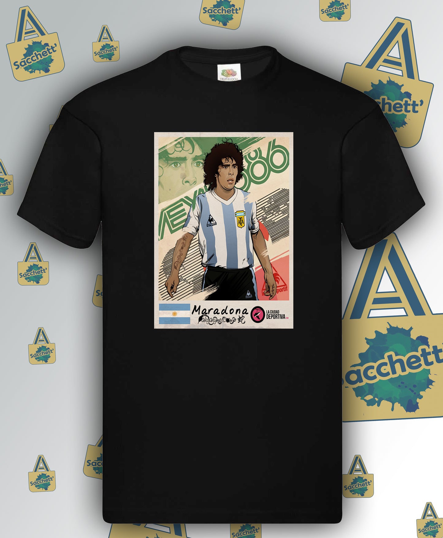 Shirt Francobollo Maradona