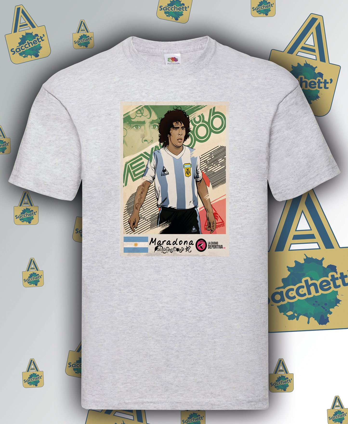 Shirt Francobollo Maradona